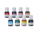 8-color Kit Natural Liqua-Gel® Liquid Food Coloring (10 ml bottles)